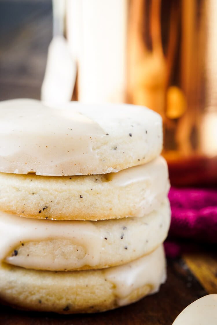 Vanilla Chai Shortbread Cookies