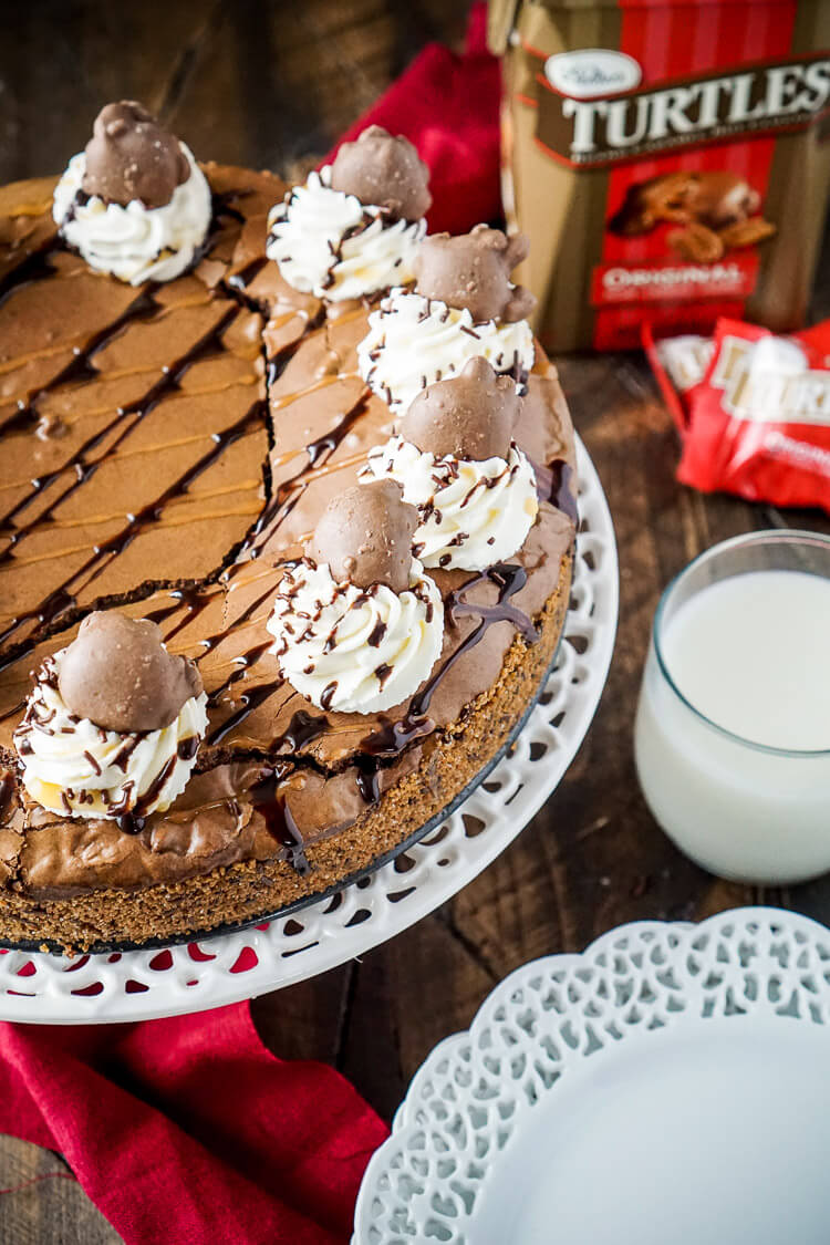 Gooey TURTLES Brownie Pie Sugar & Soul