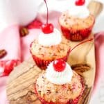 Cherry Pecan Cream Cheese Muffins