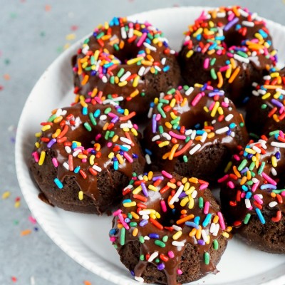 Mini Chocolate Bundt Cakes