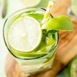 oscar party drink lime mint mojito water recipe 1 2