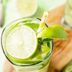 oscar party drink lime mint mojito water recipe 1 4