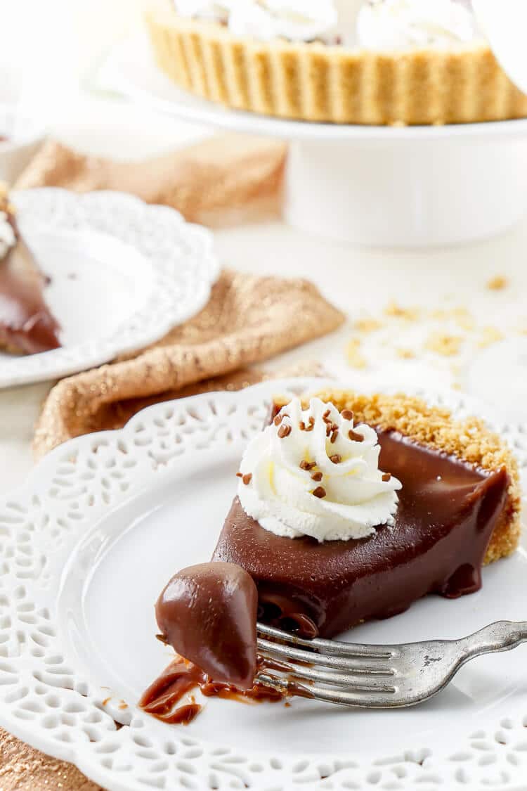 5Ingredient No Bake Milk Chocolate Tart Sugar and Soul