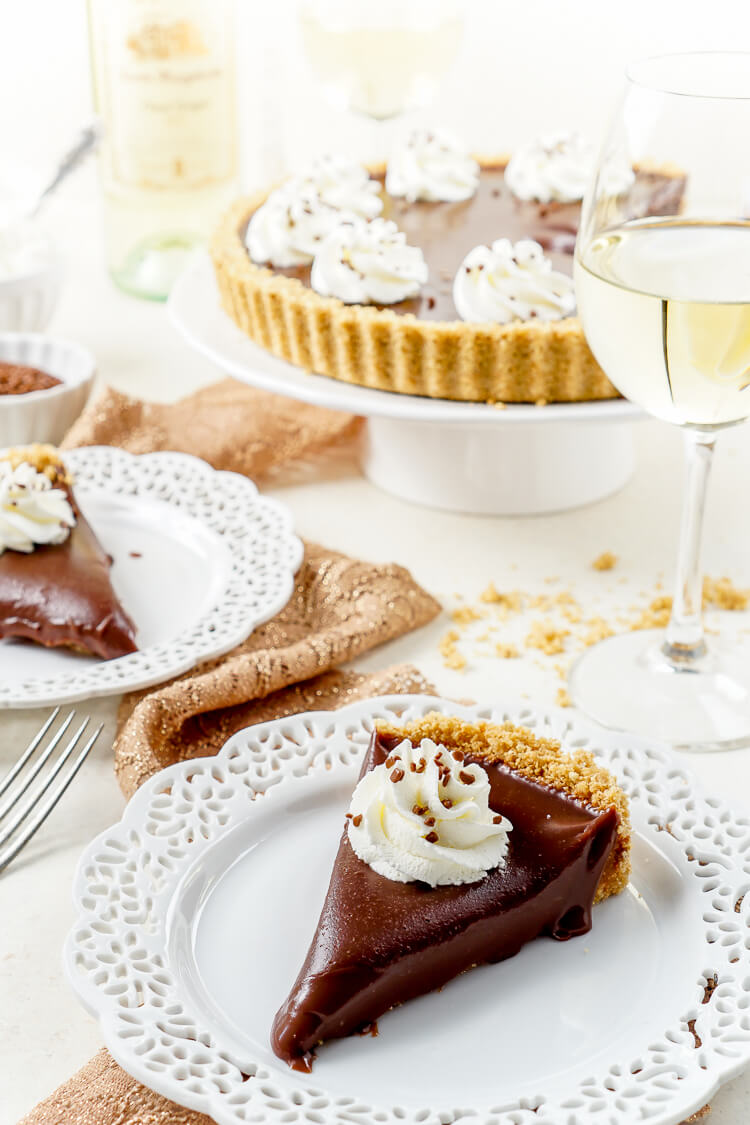 5Ingredient No Bake Milk Chocolate Tart Sugar and Soul