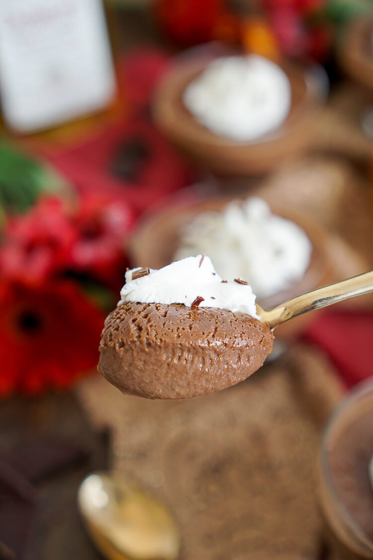 These Scotch and Chocolate Pots de Creme are a rich and creamy French dessert with a touch of Scotland inspired by the Outlander Series!