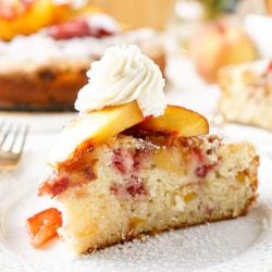 strawberry peach coffee cake recipe 1 5