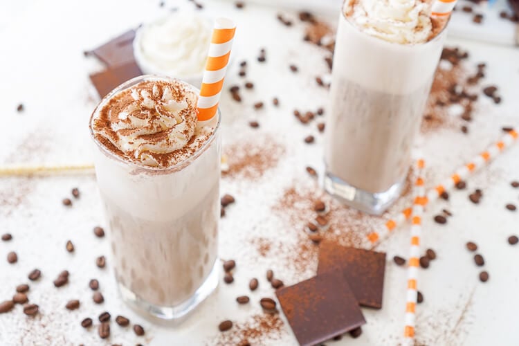This Mocha Coffee Punch is bound to be a new party favorite by hosts and guests alike! It's easy to make and tastes amazingly creamy and delicious! Made with mocha iced coffee, sugar, milk, and vanilla ice cream, you'll love the fresh new take on the traditional party punch!