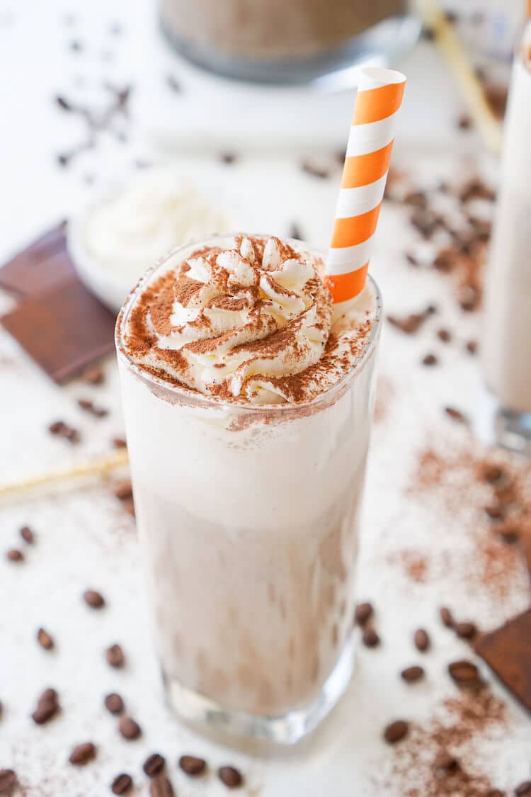 This Mocha Coffee Punch is bound to be a new party favorite by hosts and guests alike! It's easy to make and tastes amazingly creamy and delicious! Made with mocha iced coffee, sugar, milk, and vanilla ice cream, you'll love the fresh new take on the traditional party punch!