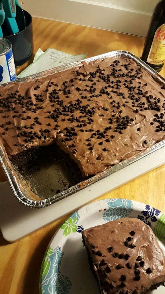 Kahlua Poke Cake Recipe