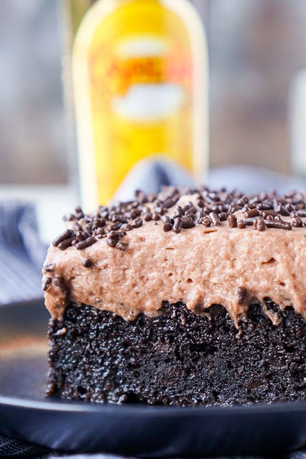 Kahlua Chocolate Poke Cake Sugar and Soul