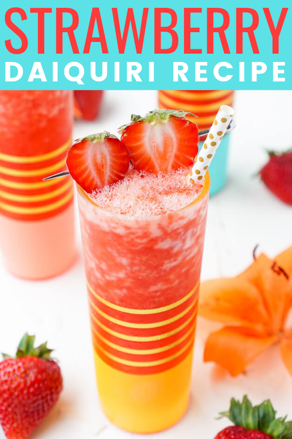 Best Strawberry Daiquiri Recipe | Sugar and Soul Co