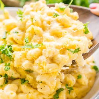 This really is the Best Ever Creamy Mac and Cheese! Made with sharp cheddar and Parmesan cheese, heavy cream and whole milk, richened with butter and kicked up with some mustard powder, you just can't go wrong! This stovetop mac and cheese recipe is on the table in just 25 minutes!