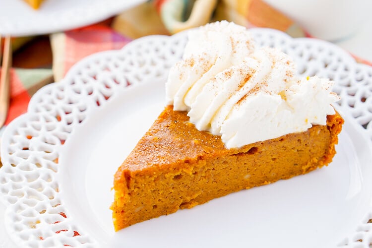 Impossible Pumpkin Pie [www.sugarandsoul.co]
