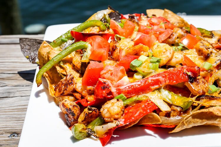 Nachos at Swordfish Grill Anna Maria Island