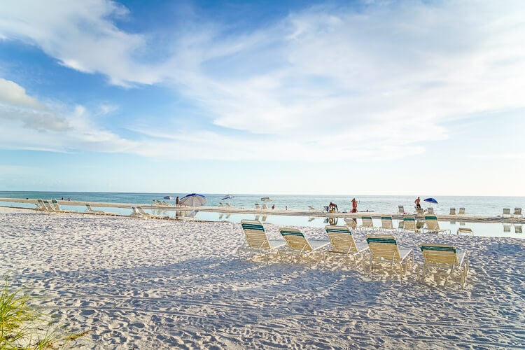 Tortuga Inn Beach on Anna Maria Island