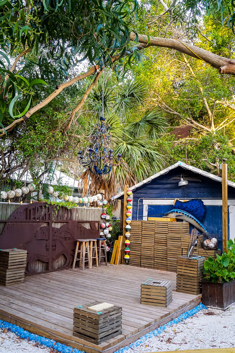 Blue Marlin Patio and Stage in Anna Maria Island