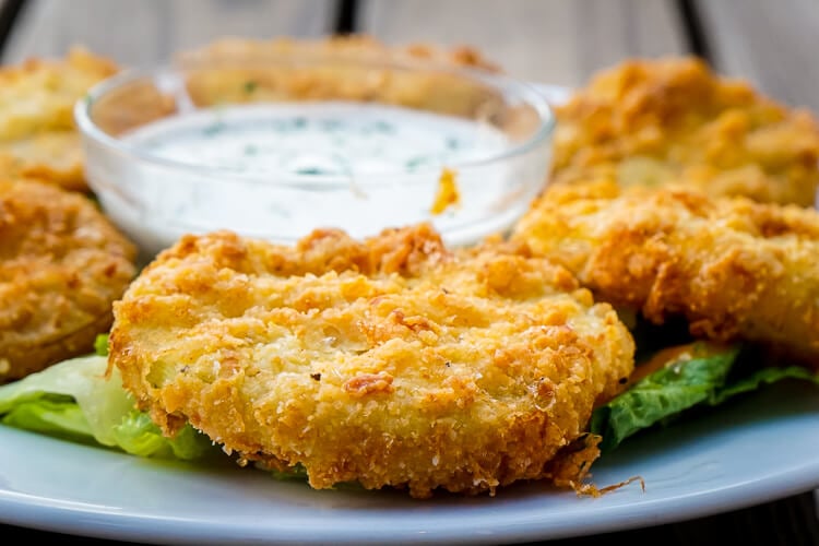 Fried Green Tomatoes at Blue Marlin in Anna Maria Island