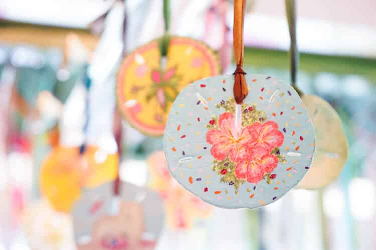 Sand Dollar Ornaments on Anna Maria Island