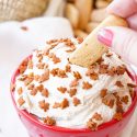 Gingerbread Cheesecake Dip is an easy and no-bake 4-ingredient dessert that's perfect when you need a festive treat in a pinch.