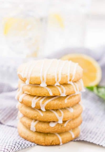 These Lemon Basil Shortbread Cookies will melt in your mouth, they're rich, sweet, and flaky. Made with butter, confectioners' sugar, flour, lemon zest, basil, and salt, they're perfect for tea, parties, or snacking!