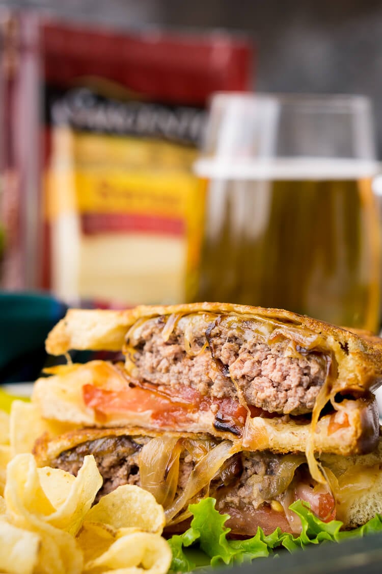 A Classic Patty Melt is a comfort food staple - a juicy burger with Swiss cheese, caramelized onions, and bread - and there's no reason you can't make delicious ones right at home!