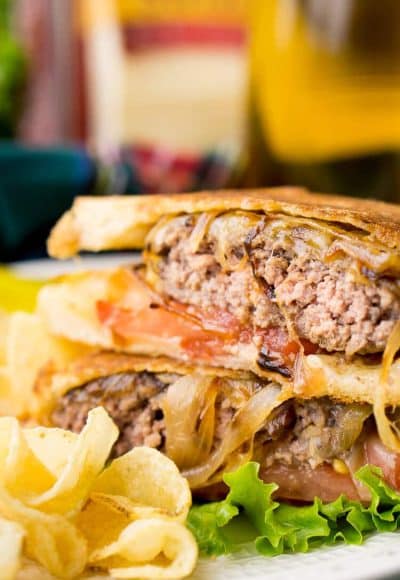 A Classic Patty Melt is a comfort food staple - a juicy burger with Swiss cheese, caramelized onions, and bread - and there's no reason you can't make delicious ones right at home!