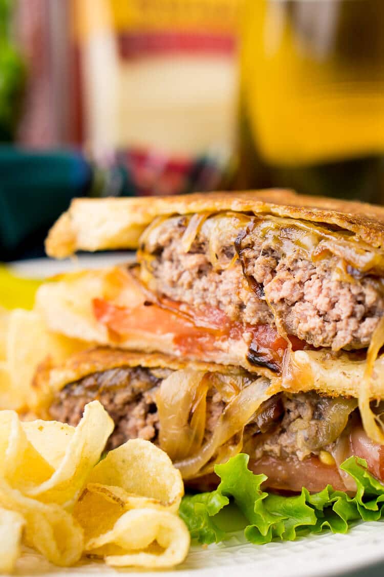 A Classic Patty Melt is a comfort food staple - a juicy burger with Swiss cheese, caramelized onions, and bread - and there's no reason you can't make delicious ones right at home!