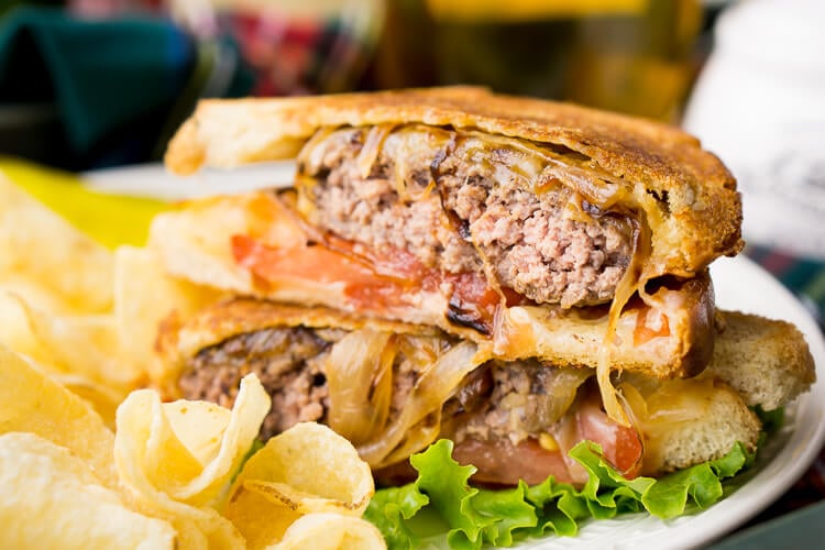 A Classic Patty Melt is a comfort food staple - a juicy burger with Swiss cheese, caramelized onions, and bread - and there's no reason you can't make delicious ones right at home!