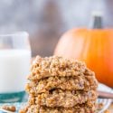 These Pumpkin No Bake Cookies are crazy delicious and so simple to make! Made with oatmeal, pumpkin spice pudding mix, sugar, butter, and more, these cookies will be a hit at home, the office, or a party! Don't let fall pass you by without making a batch!