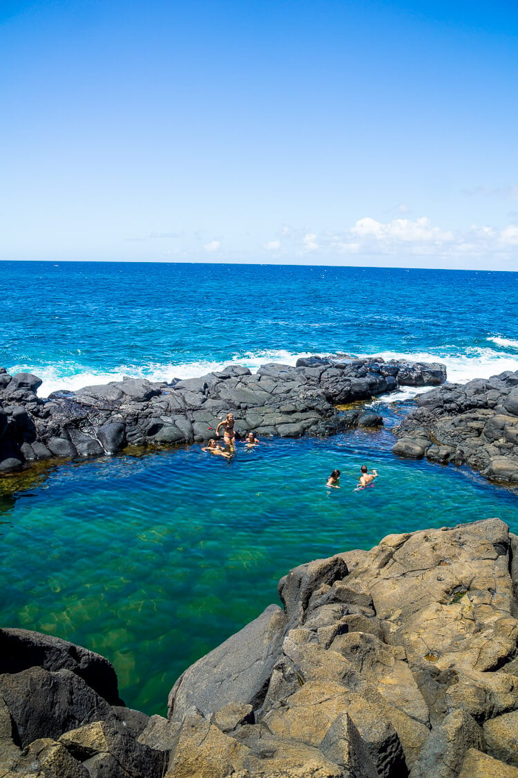 Queen's Bath - These Things To Do In Kauai Hawaii are fun and exciting ways to explore and experience everything the island has to offer!