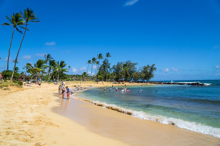 Poipu Beach - These Things To Do In Kauai Hawaii are fun and exciting ways to explore and experience everything the island has to offer!