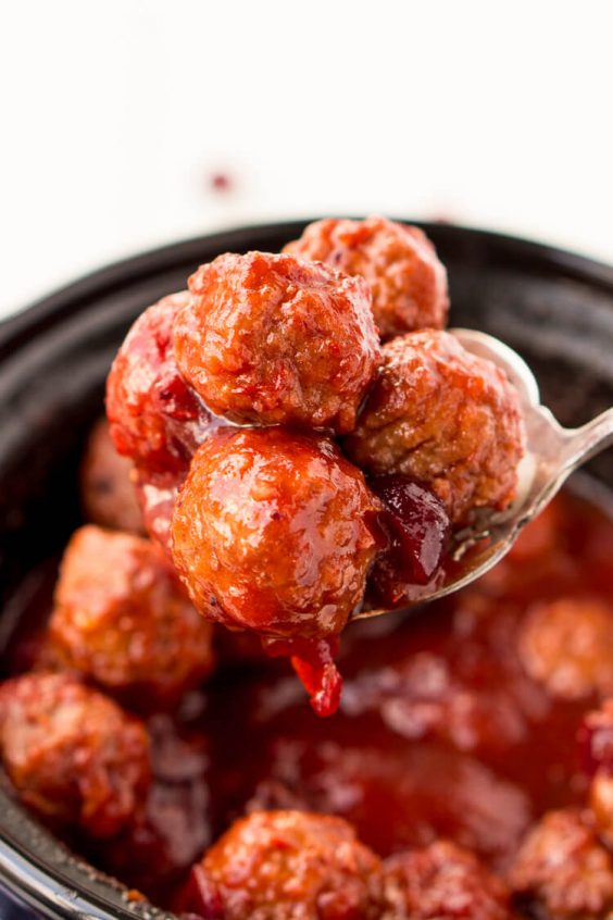 Easy Cranberry Orange Meatballs Sugar and Soul