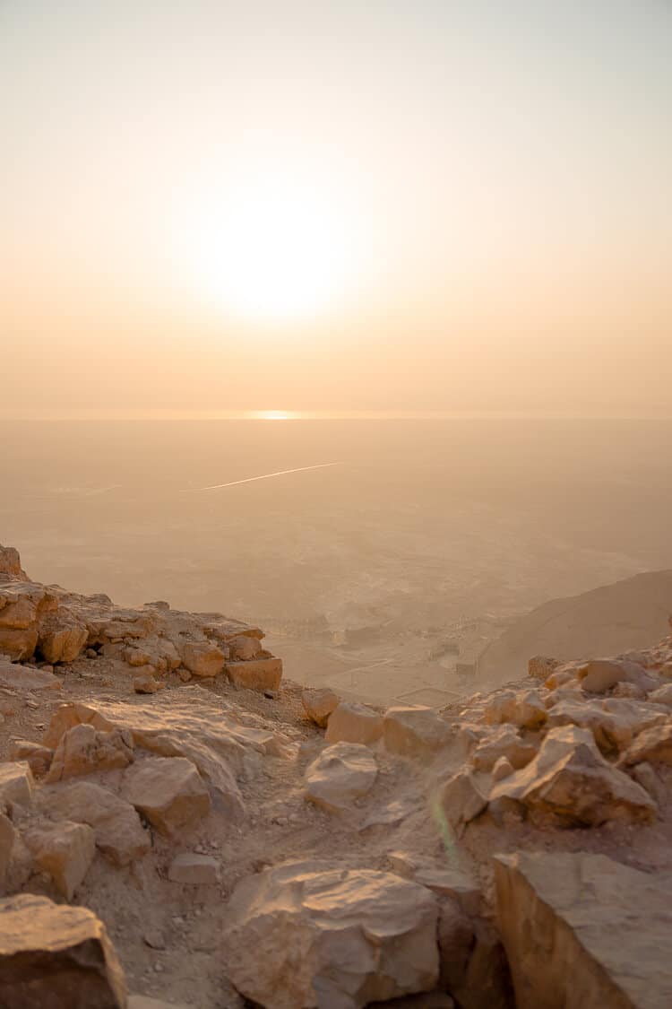 Planning a trip to Israel? Make sure a sunrise hike of Masada is on your itinerary, just an hour outside of Jerusalem, welcome the day from atop this ancient city and spend some time exploring the ruins. Here are a few tips to make the most of your trip!