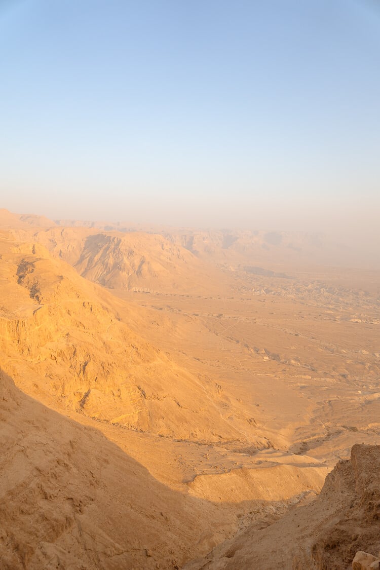 Planning a trip to Israel? Make sure a sunrise hike of Masada is on your itinerary, just an hour outside of Jerusalem, welcome the day from atop this ancient city and spend some time exploring the ruins. Here are a few tips to make the most of your trip!