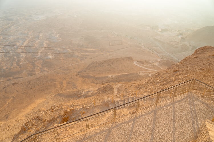 Planning a trip to Israel? Make sure a sunrise hike of Masada is on your itinerary, just an hour outside of Jerusalem, welcome the day from atop this ancient city and spend some time exploring the ruins. Here are a few tips to make the most of your trip!