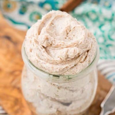 This Homemade Cinnamon Butter is bound to be a holiday table staple. Made in minutes in your stand mixer or blender, you can whip up this delicious, creamy, and spicy butter that's perfect for spreading on dinner rolls, toast, and sweet potatoes! And don't forget to brag that you made it!