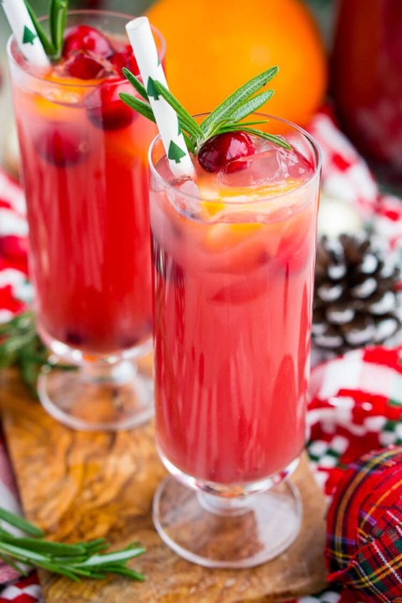 Christmas Punch Recipe (Boozy or Not!) - Sugar and Soul