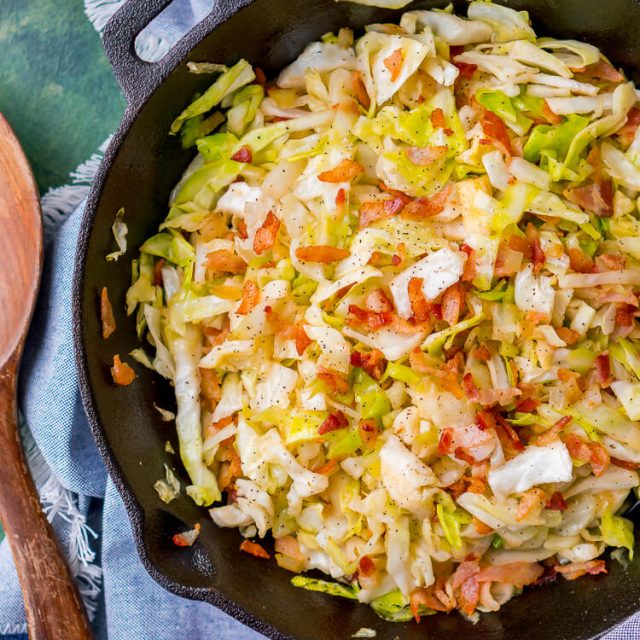 Easy Irish Fried Cabbage and Bacon Sugar and Soul