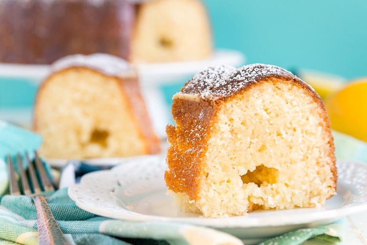 This Lemon Butter Cake is a dense and delicious pound cake loaded with sugar, butter, and lemon for the ultimate summertime cake!