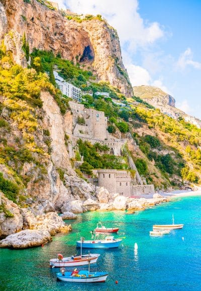 Conca dei Marini is a small village along the Amalfi Coast in Italy and it's the perfect place to escape the crowds and experience the beauty this region has to offer.