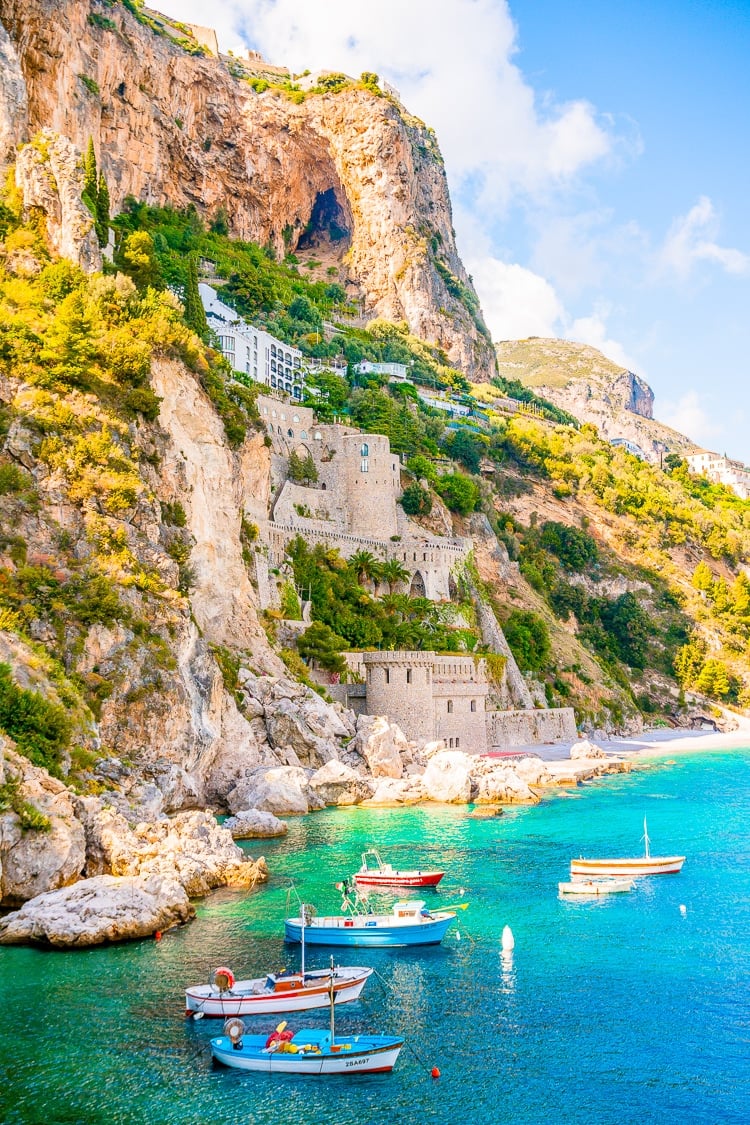 Conca dei Marini is a small village along the Amalfi Coast in Italy and it's the perfect place to escape the crowds and experience the beauty this region has to offer.