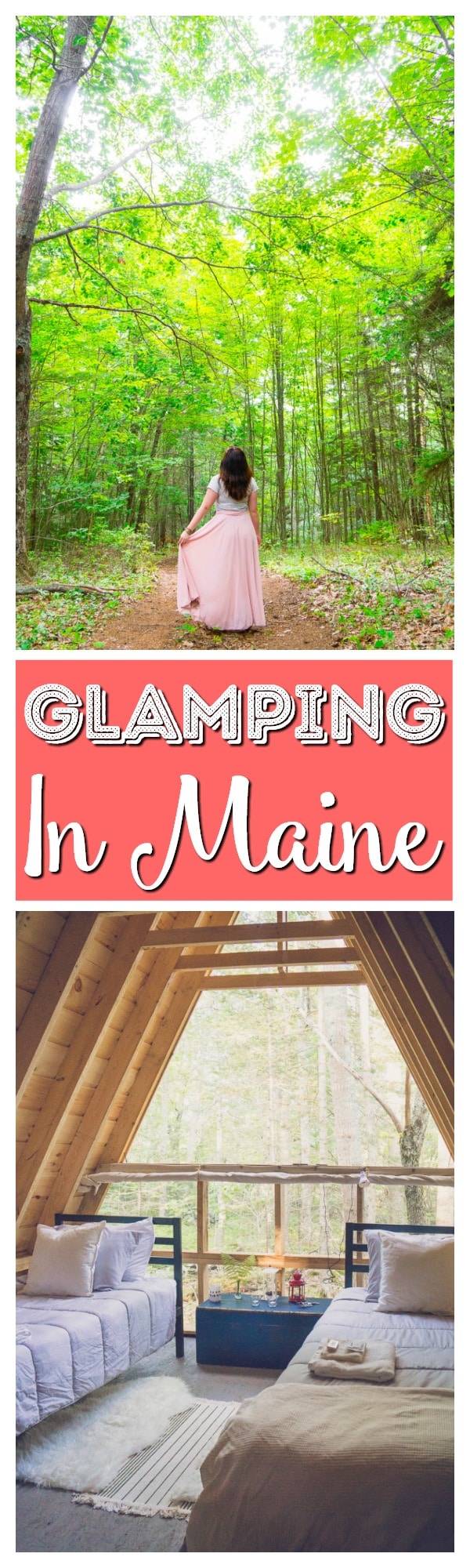 Looking for a magical Maine vacation in the woods but not too far from the coast? Head to Tops'l Farm for some Glamping in Maine! via @sugarandsoulco
