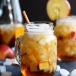 This Apple Pimm’s Cup takes a twist on a popular summer cocktail using Fall flavor. This recipe can be easily scaled up to make a few pitchers, enough to serve a whole group of thirsty dinner guests