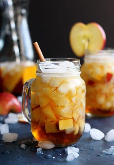 This Apple Pimm’s Cup takes a twist on a popular summer cocktail using Fall flavor. This recipe can be easily scaled up to make a few pitchers, enough to serve a whole group of thirsty dinner guests