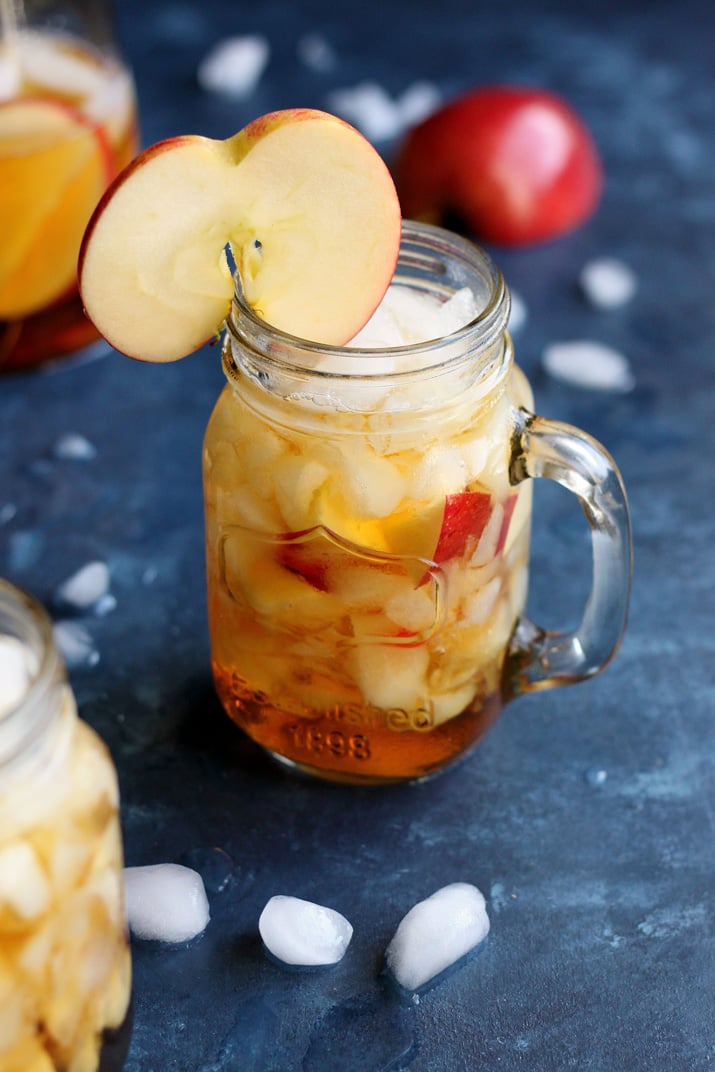 This Apple Pimm’s Cup takes a twist on a popular summer cocktail using Fall flavor. This recipe can be easily scaled up to make a few pitchers, enough to serve a whole group of thirsty dinner guests.