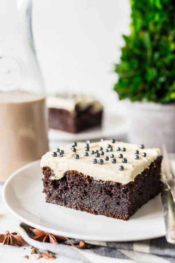 Chocolate Irish Cream Cake Recipe Sugar & Soul