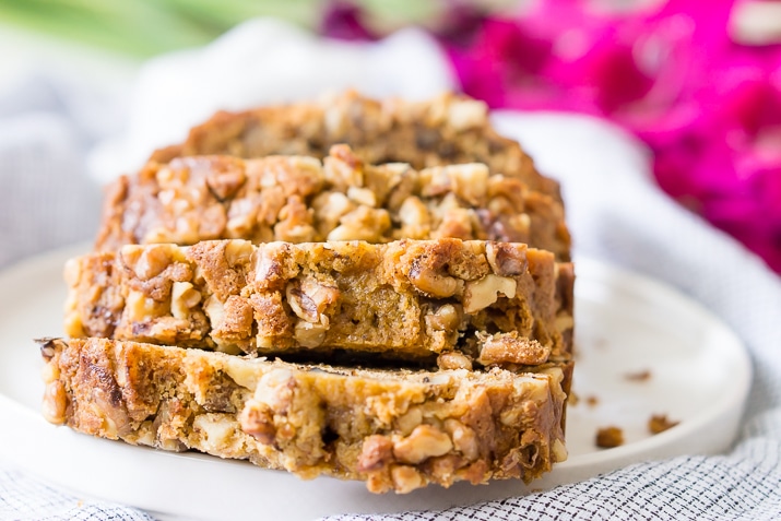 This Spiced Pumpkin Bread Recipe is so easy to make!