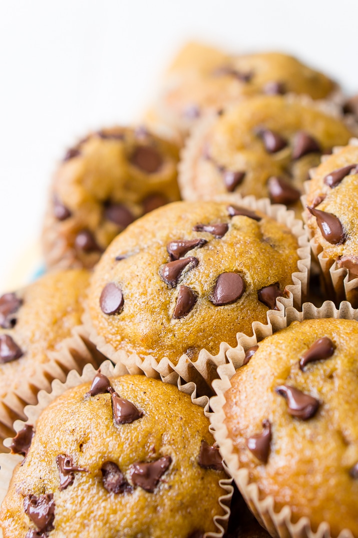 These Pumpkin Muffins are a delicious fall breakfast!