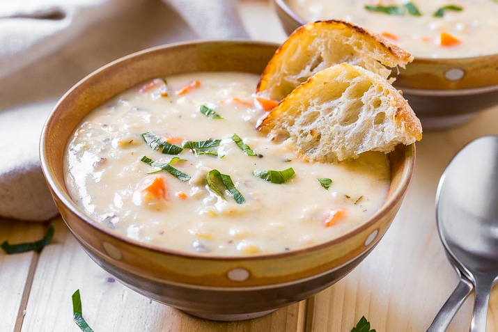 Creamy Wild Rice Soup