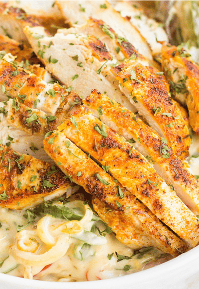 This creamy Cajun Chicken Pasta is a flavorful dinner recipe that's great for busy weeknights! Easy to make and oh so tasty, this chicken dinner is a definite keeper!